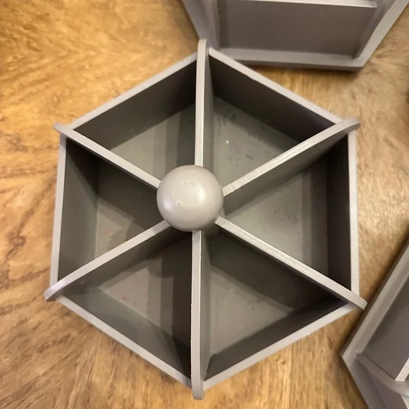 Set of Four Spinning Hexagon Organizers - Picture 2 of 5